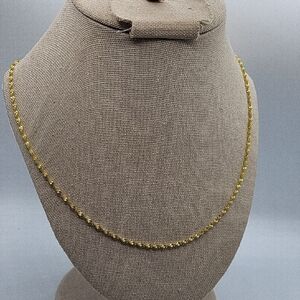 20" 18k Gold Filled Water Chain Necklace